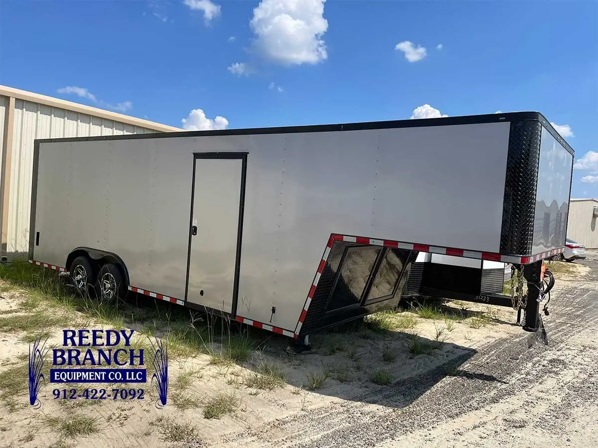 Enclosed gooseneck trailers for sale, factory-direct in Douglas, GA